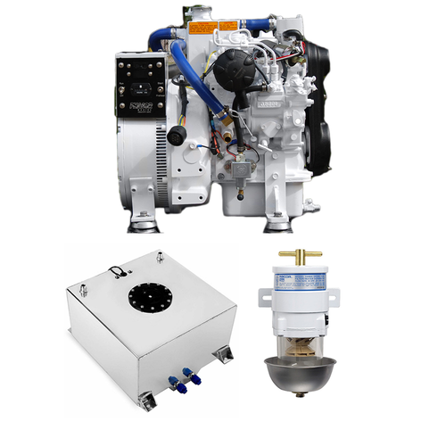 Phasor k2-4.5pmg-kit Marine Generator (Includes Fuel Tank and Filter) 4.5 KW (60 Hz) - Ignition Protected 4.5 kW Marine Generator